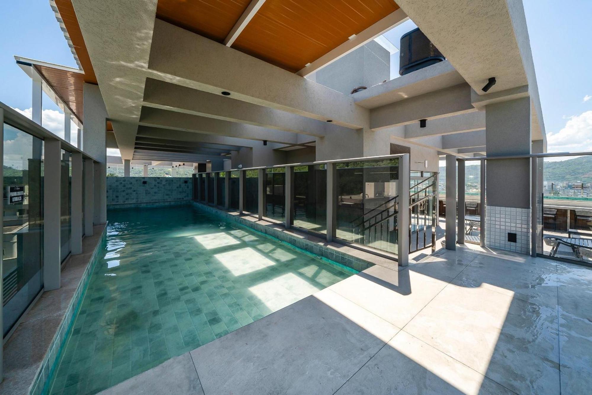 Elegance Apartamentos 1 Quarto Para 4 Pessoas Em Bombinhas Luaran gambar