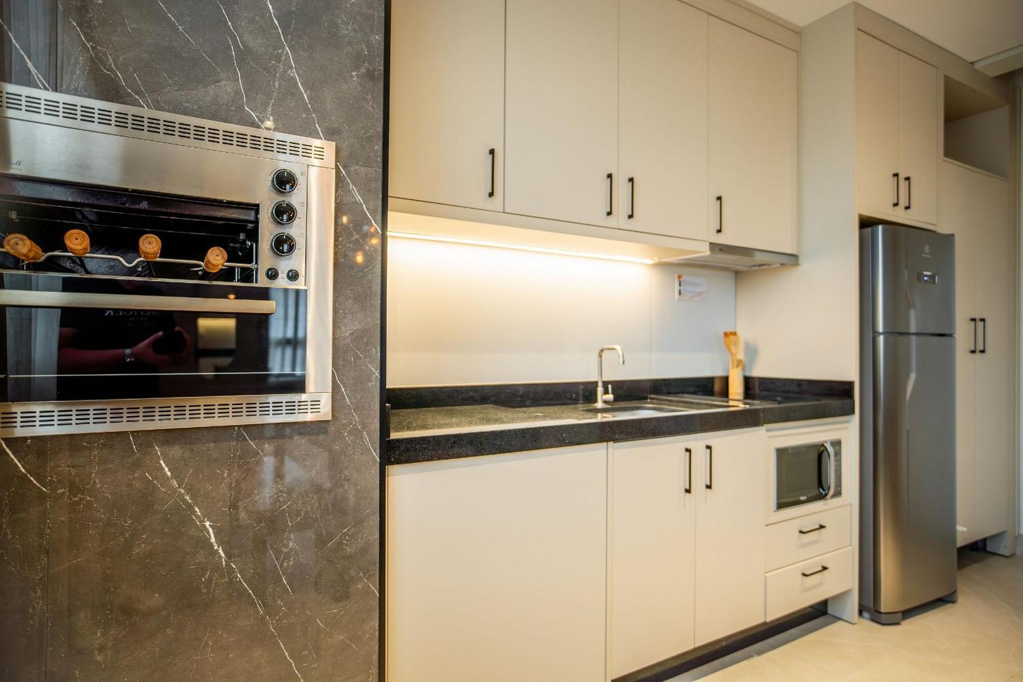 Elegance Apartamentos 1 Quarto Para 4 Pessoas Em Bombinhas Luaran gambar