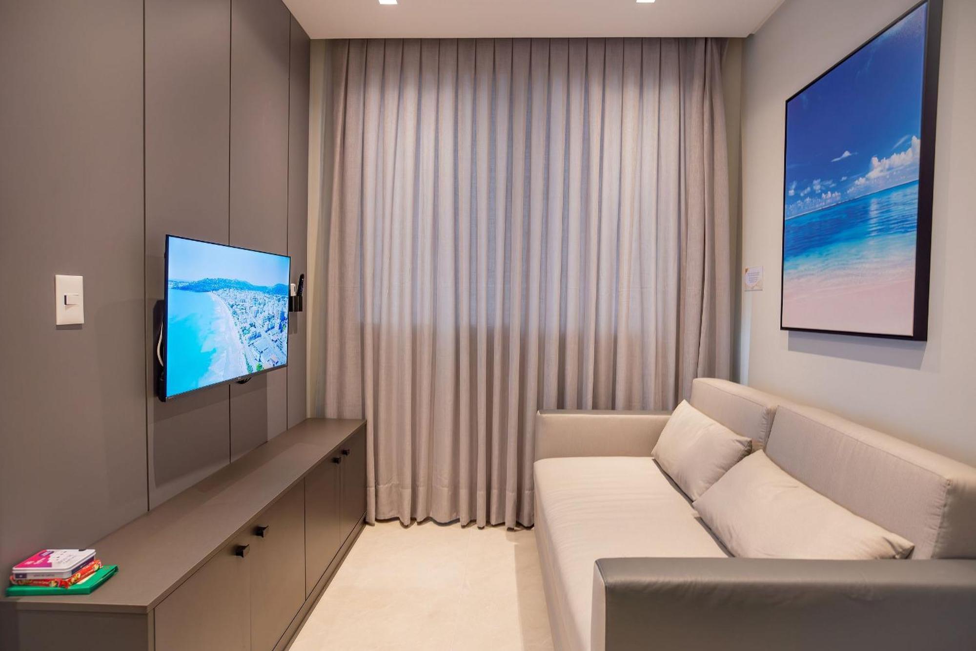 Elegance Apartamentos 1 Quarto Para 4 Pessoas Em Bombinhas Luaran gambar